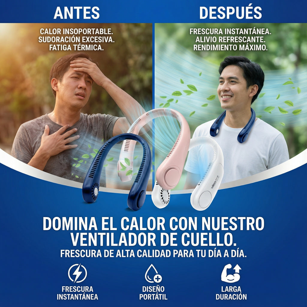 Ventilador Portatil para Cuello